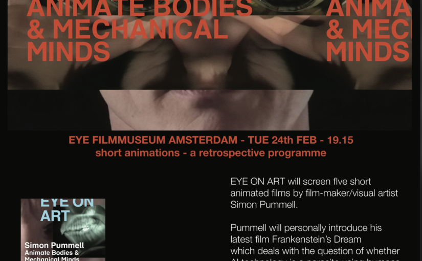 Simon Pummell’s animated films to screen at The Eye, Rotterdam